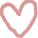Pink outlined heart icon